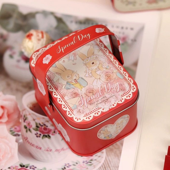 올비의창고 틴케이스제작 철제보관함 틴케이스쿠키 (4개 세트 선택가능)