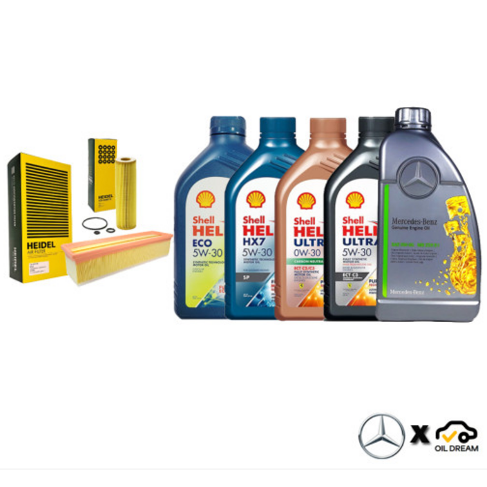 벤츠 CLS클래스 CLS350 엔진오일 세트