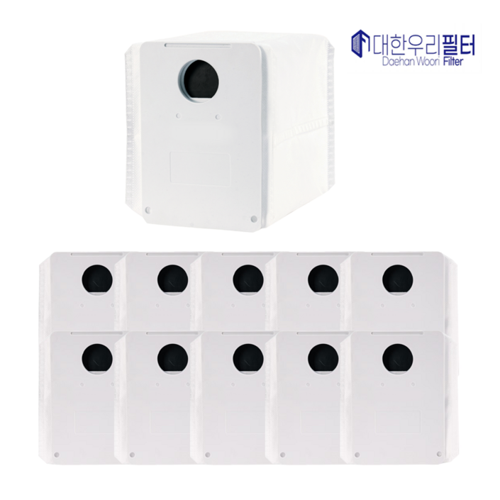 대한우리필터 LG 코드제로 R5 R9 먼지봉투 10EA, 10개, 수량