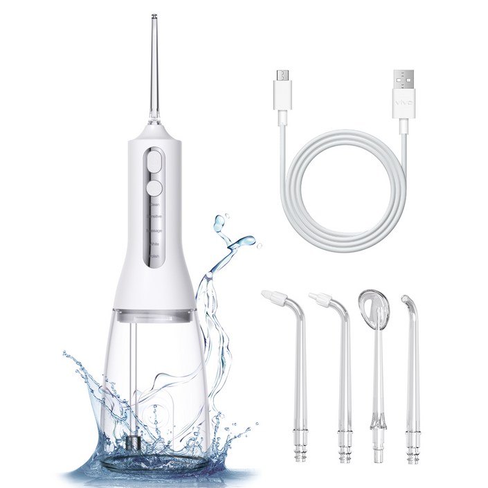300ml 살균 맥동수압 구강세정기 무선 물치실 휴대용 휴대용 무선 구강청결기 휴대용 워터 구강세정기 물치실 구강용품 세트 구강세척기 F600