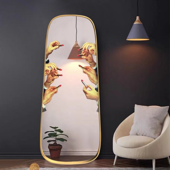 모던 셀레티 전신거울 립스틱 미러 인테리어 벽걸이 거울