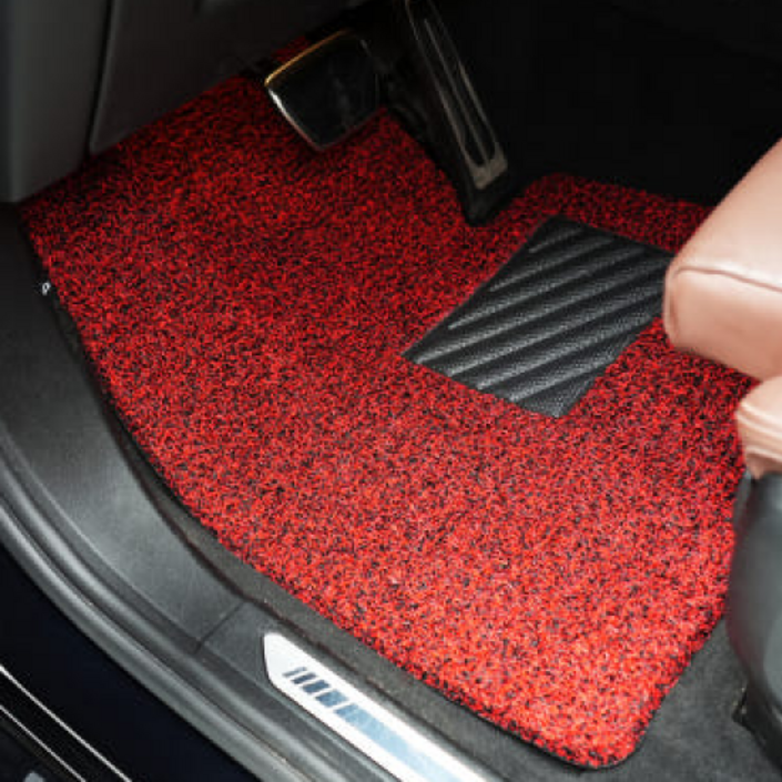 몬스터매트 자동차 코일매트 확장형 운전석 전차종, 레드