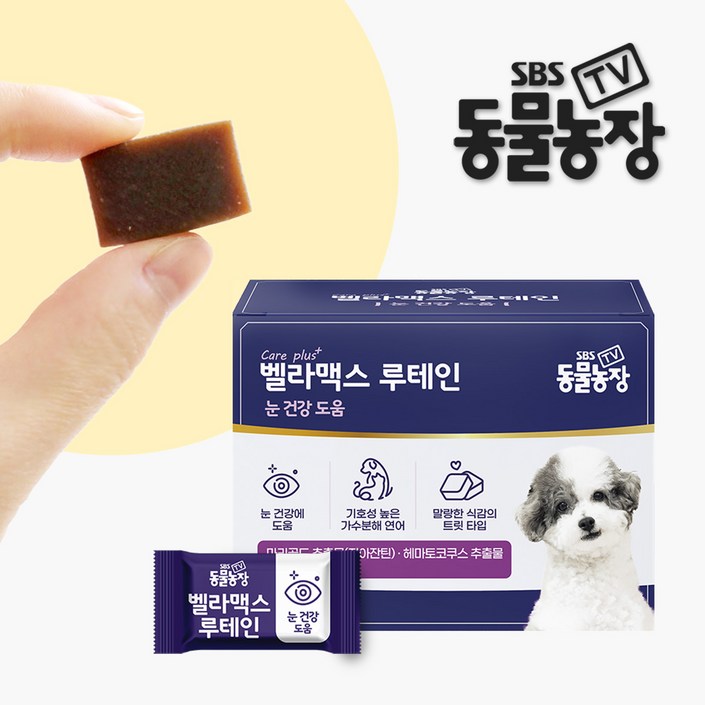 SBS TV 동물농장 루테인 강아지 눈 영양제, 1세트, 눈물개선눈건강, 단품 SBS TV 동물농장 루테인 강아지 눈 영양제, 1세트, 눈물개선눈건강, 단품