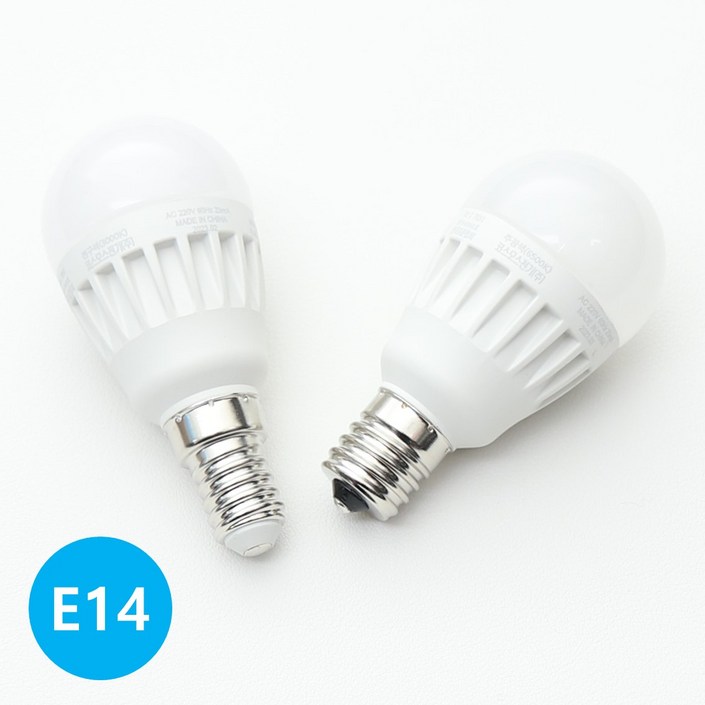 LONG e14 미니크립톤 LED 5W, 6개, 주광색