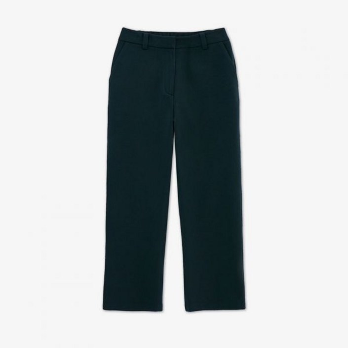 라코스테 공식 여성 스트레이트 FW 플란넬 크롭팬츠 HF671E55N YZP HF671E55NYZP 295491