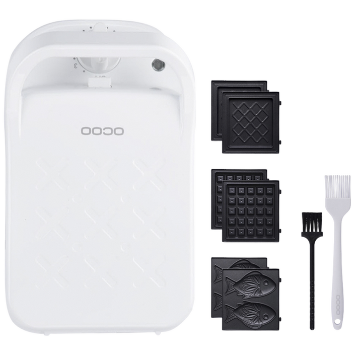 오쿠 크로플 와플 샌드위치메이커 붕어빵메이커 와플메이커, OCPSM403W