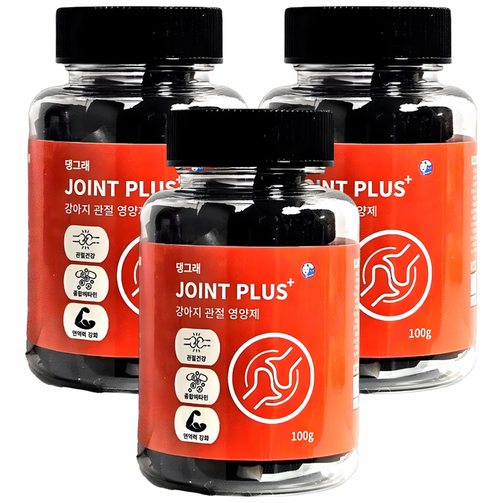 댕그래 강아지 종합 영양제 노견 슬개골 관절 100g, 100정, 뼈관절강화, 3개