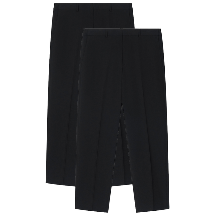 바톨리니 남성용 히든밴딩 일자핏 데일리 테이퍼드 슬랙스 M6XL