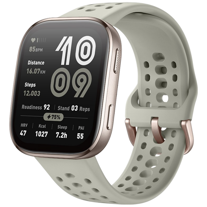 어메이즈핏 스마트워치 BIP 6, GPS  블루투스, 4.63cm, 라이트 그레이