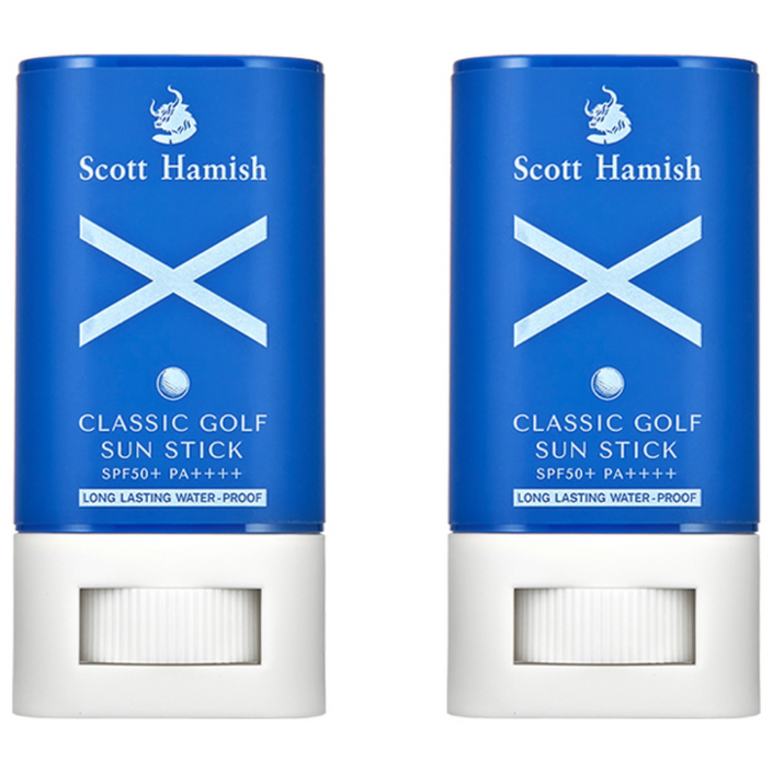 스콧해미쉬 클래식 골프 선스틱 SPF50+PA++++, 18.5g, 2개