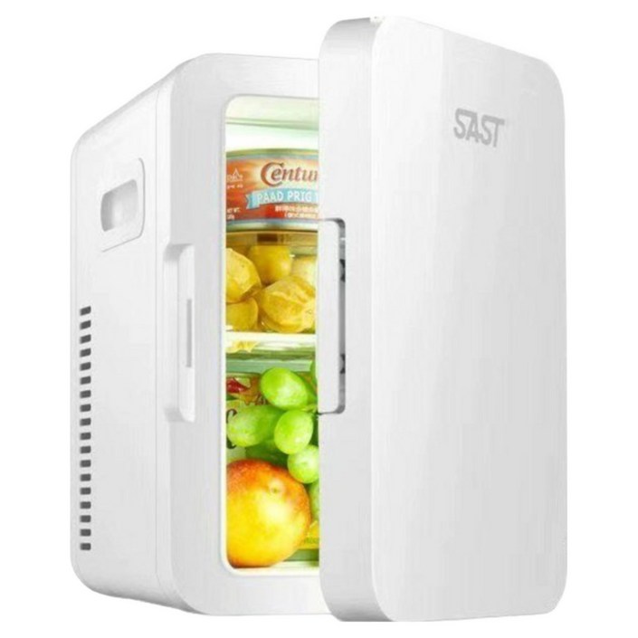 SAST 미니 차량용 냉장고 캠핑냉장고, 8L 버전 Haoyue White 및, 1L