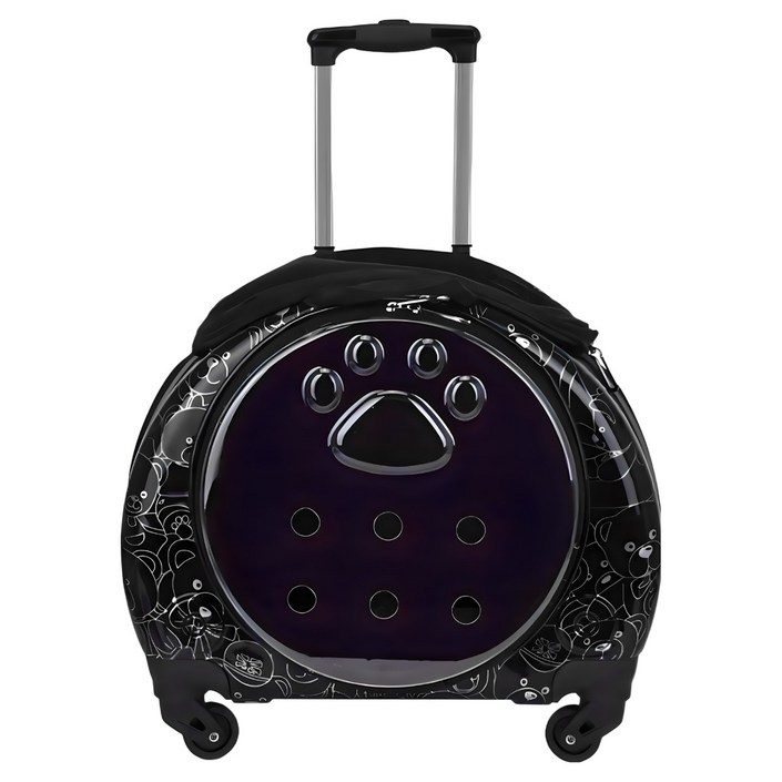 체리닷컴 애견 4in1 멀티 이동장 캐리어 백팩 가방, 1개, 블랙