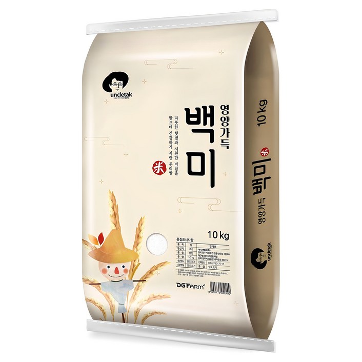 엉클탁 영양가득 백미, 상등급, 10kg, 1개