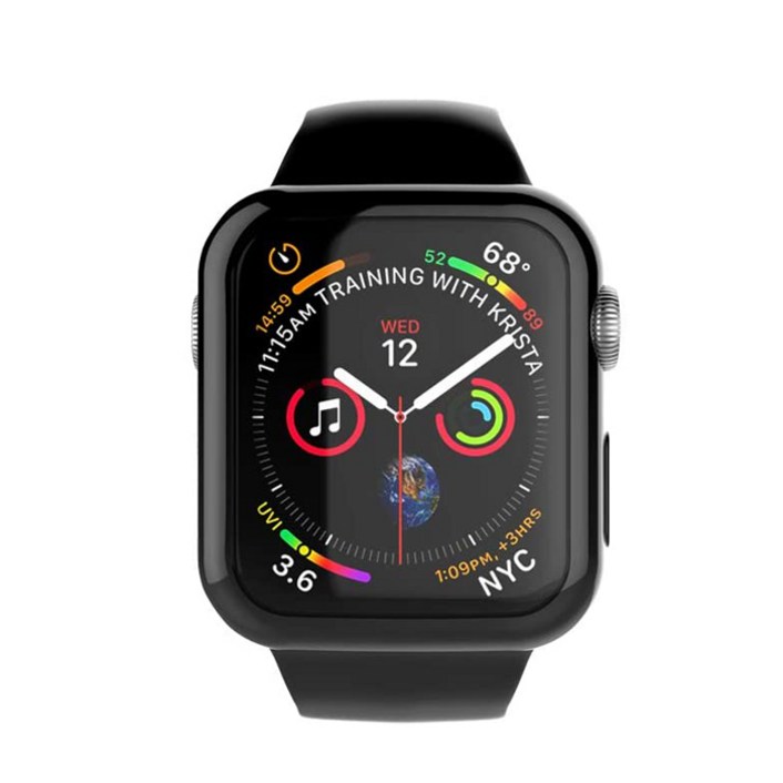 디씨네트워크 애플워치 TPU 풀커버 도금 케이스 40mm