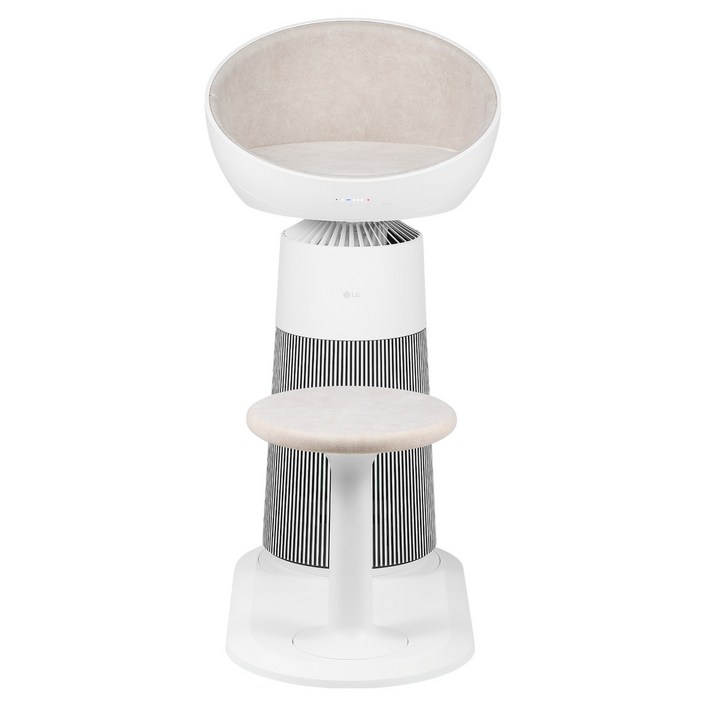 LG전자 퓨리케어 오브제컬렉션 에어로캣타워 공기청정기 AS065CWHA 19.8㎡ 방문설치