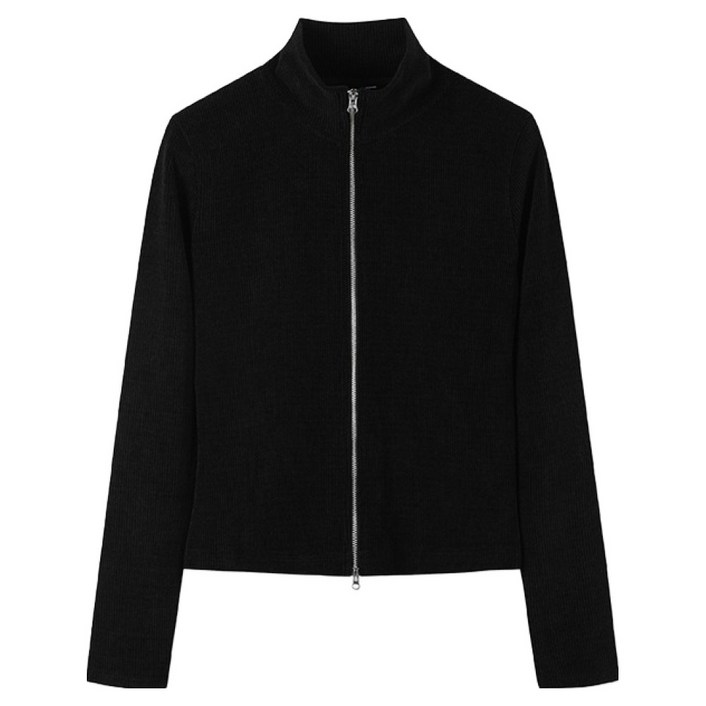 탑텐 여성용 셔닐 코듀로이 하이넥 집업 MSE4TC2016