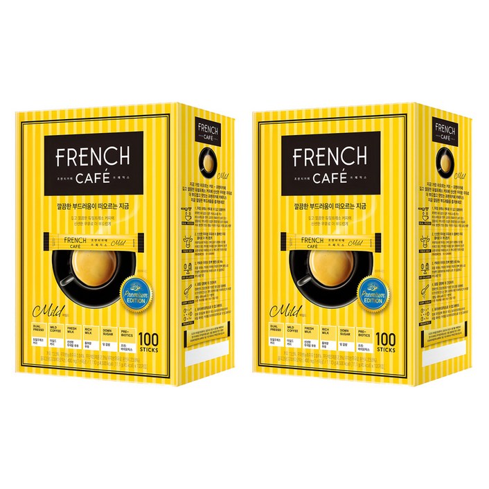 프렌치카페 카페믹스 마일드, 11.1g, 100개입, 2개