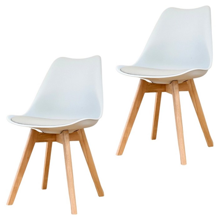 일상도구 인테리어 에펠 카페 식탁 의자, 라이트 블루, 2개