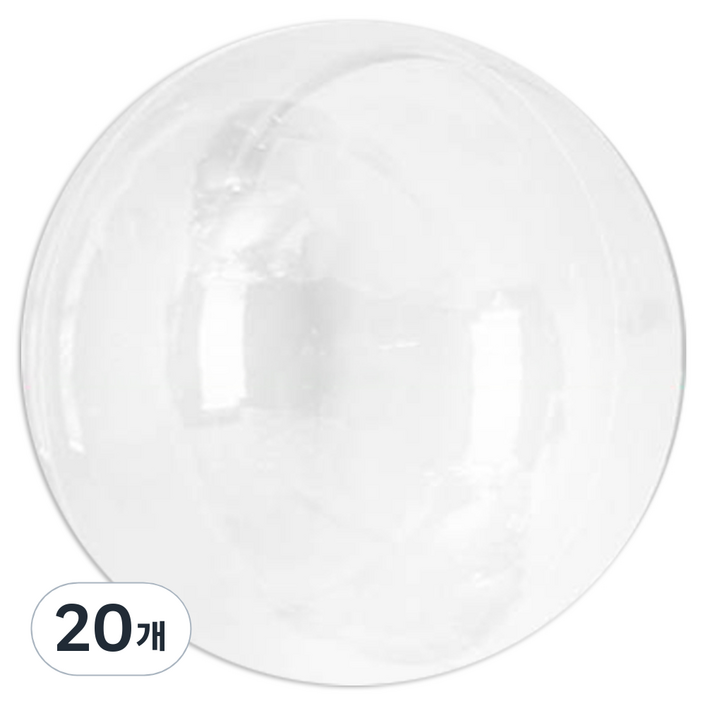 파티쇼 PVC 투명 버블 풍선 일반 30cm