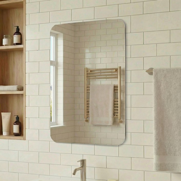 로렘 붙이는 아크릴 거울 40 x 60 cm, 단일색상