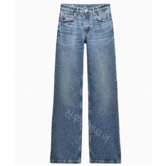 ZARA 자라 미드라이즈 풀 렝스 진 6688/034  6688034