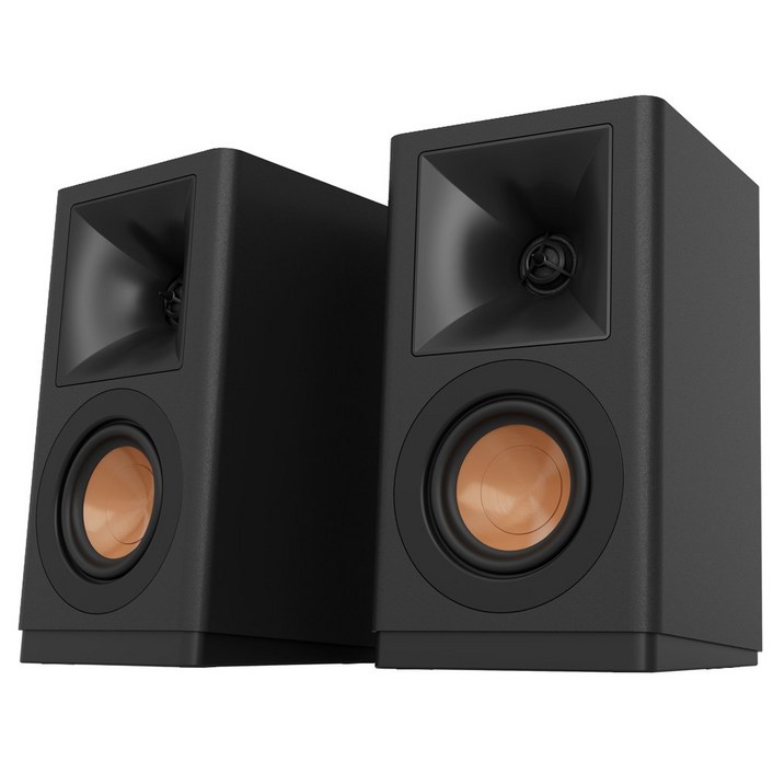 RESONO 2채널 80W 하이파이 블루투스 5.4 액티브 북쉘프 pc tv 스피커 USB DAC RCA 옵티컬 지원, 블랙, H320