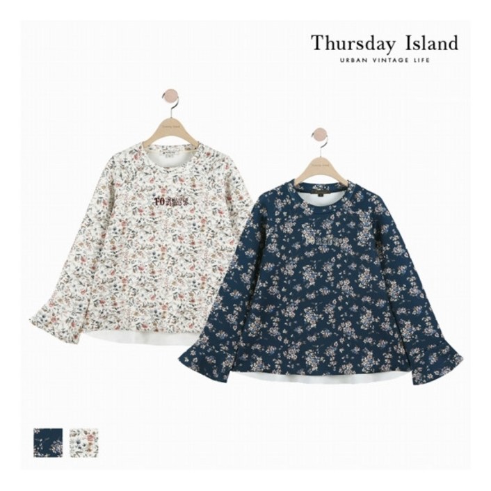 [써스데이아일랜드] [Thursday Island] 여성 전판프린트 네오프랜 스웨트셔츠(T