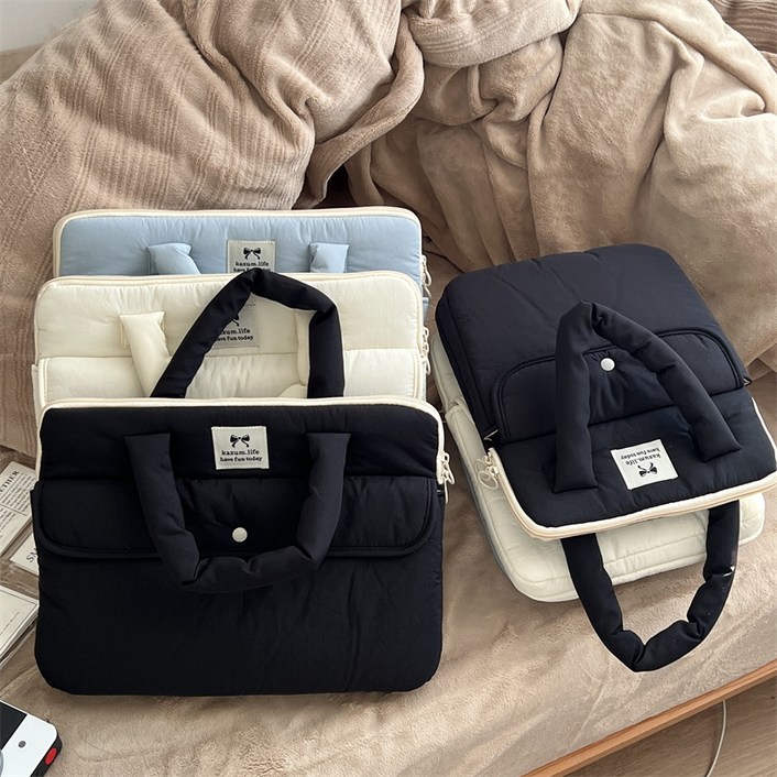 루루잡화점 패딩 아이패드 손잡이 노트북 가방 파우치 케이스 태블릿 11인치 13인치 15인치