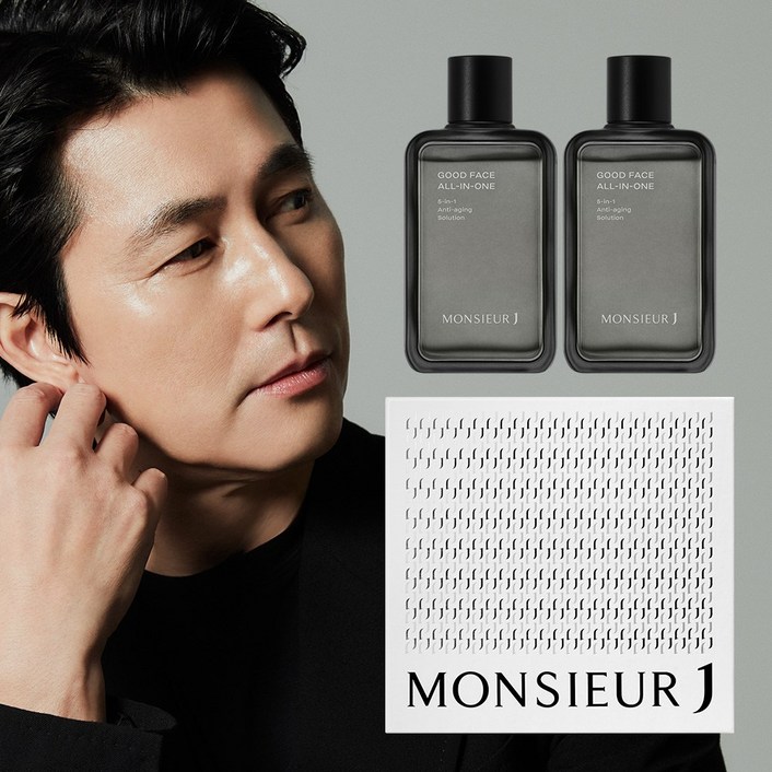 공식 판매처 무슈제이 굿 페이스 올인원 더블 기획 세트, 2개, 140ml