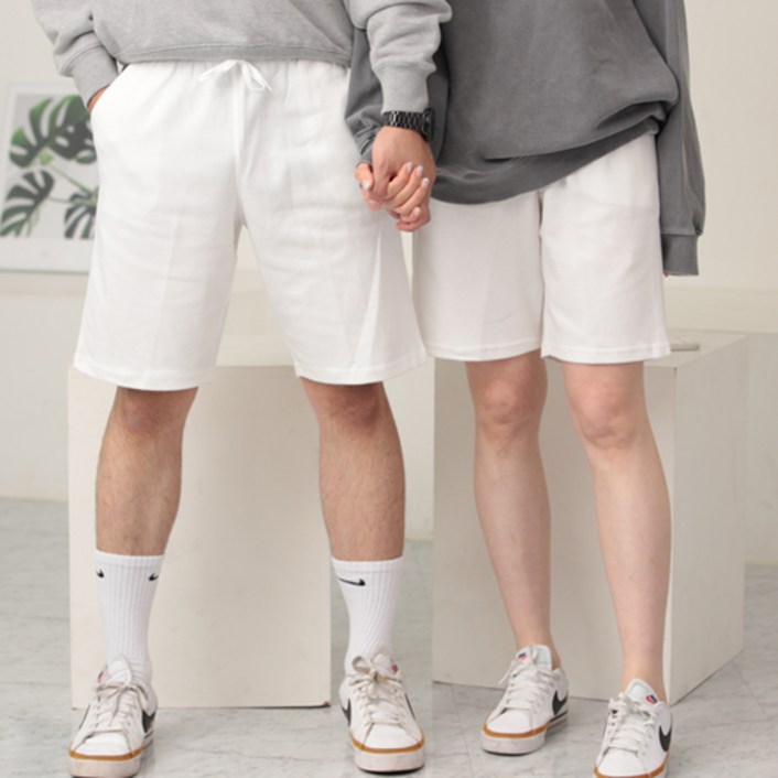 런닝맨 남성용 무지 5부 반바지