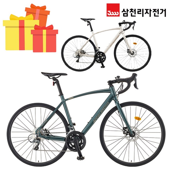 삼천리 완조립 2023 아팔란치아 700C XRS R16D 알루미늄 사이클 입문용 로드 자전거, 다크카키실버, 색상:다크카키실버 / 사이즈:490, 상세 설명 참조