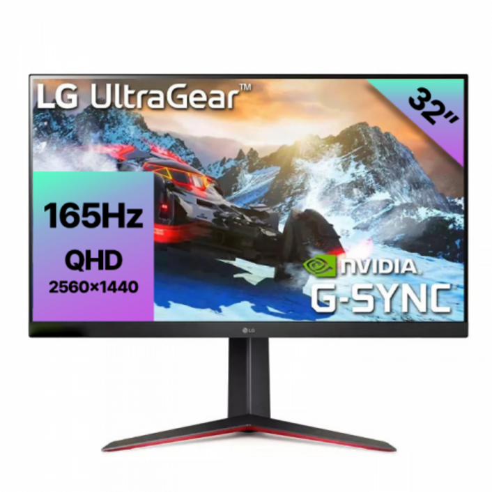 LG전자 32인치 QHD 165Hz 게이밍 모니터 울트라기어 32GN63T HDR10 GSync 리퍼비시, 81cm, 32GN63T리퍼