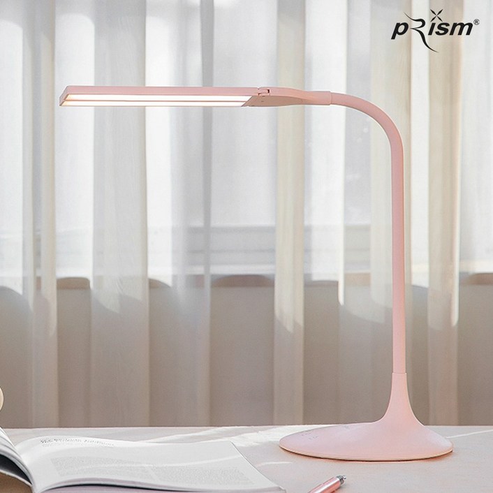 프리즘 LED스탠드 PL-1400 WH,PK,BL 탁상 공부 책상 조명 전등 인테리어등