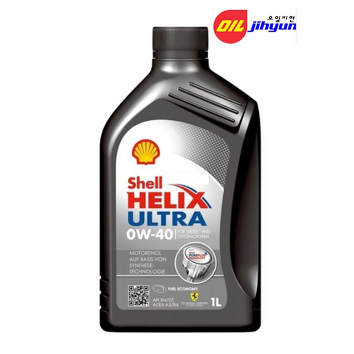 Shell Helix Ultra ECT 휠릭스 울트라 0W40 1L 가솔린 엔진오일, 1개, 1L, 0w40
