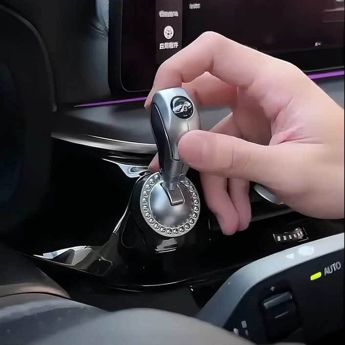 올니즈 자동차 원 클릭 시동 버튼 레버 자동차 푸시 버튼 조이스틱 엔진버턴 인테리어 장식, 실버, 기타