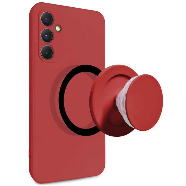 더조은셀러 커스텀 톡 콤비 그립 스마트톡 메탈링 실리콘 케이스 맥세이프 호환