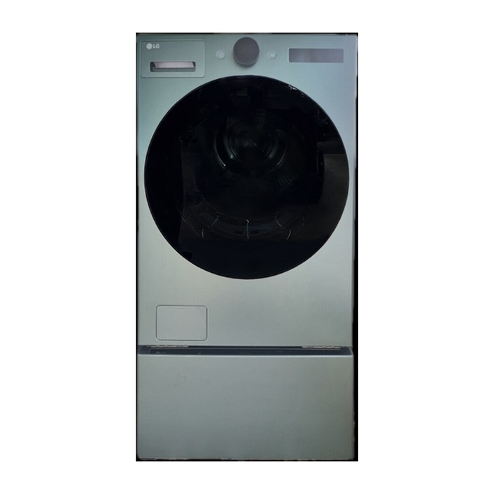 (25년출시)_LG 오브제 워시콤보 스팀+미니워시 세탁건조기 FH25ESX 베이지 / FH25GSX 그린