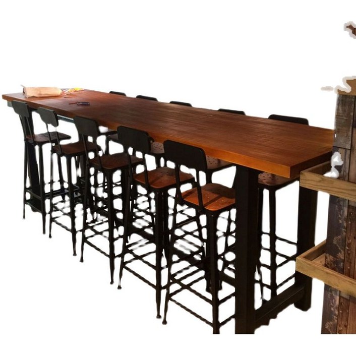 우드슬랩식탁 8인 고재 홈바 카페 원목 테이블