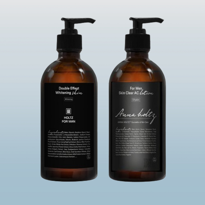 홀츠포맨 남성 남자 미백 스킨 토너 300ml 문제성피부 피지 로션 300ml 2종 세트 화이트닝 스킨 개기름, 1개