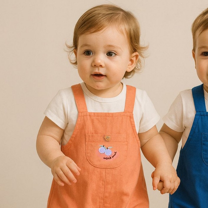 밍크뮤 홀리데이네이쳐 린넨 바디수트 우주복 세트 3431360106 OR