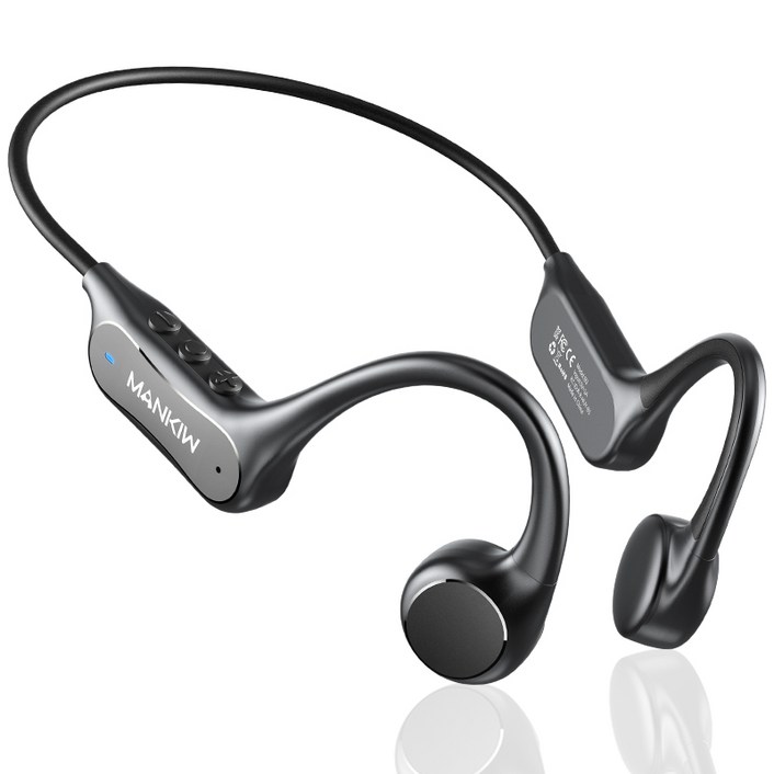 Mankiw맨큐 가성비 골전도 무선 블루투스이어폰 2대기기 동시연결 25미터이상 장거리 사용 IPX6 방수 HiFi고음질 블루투스 버전 6.0  오픈 스포츠 운동 전용 러닝 이어폰