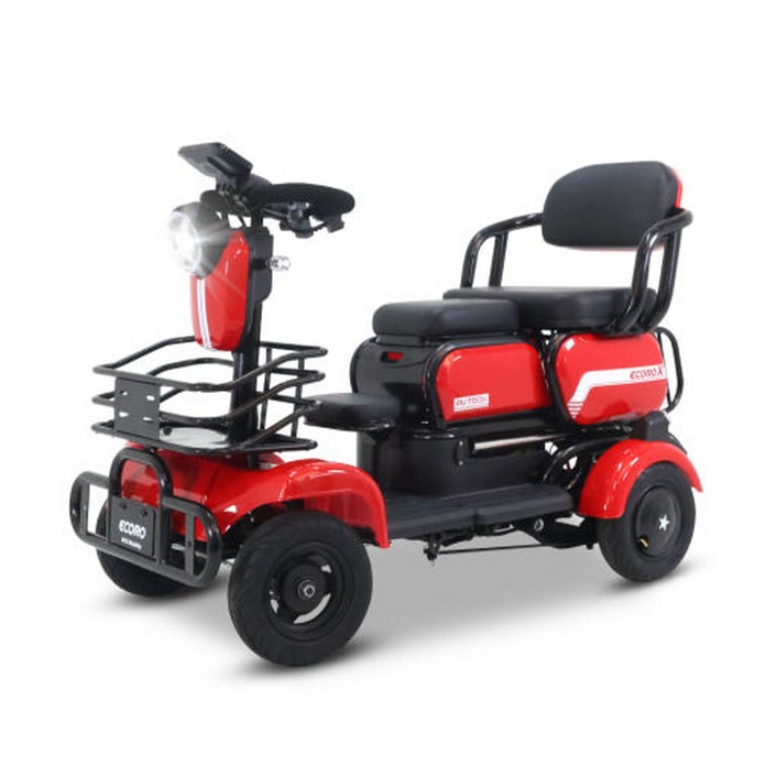 AU테크 전동스쿠터 에코로X 20A 전기스쿠터 48V, 화이트