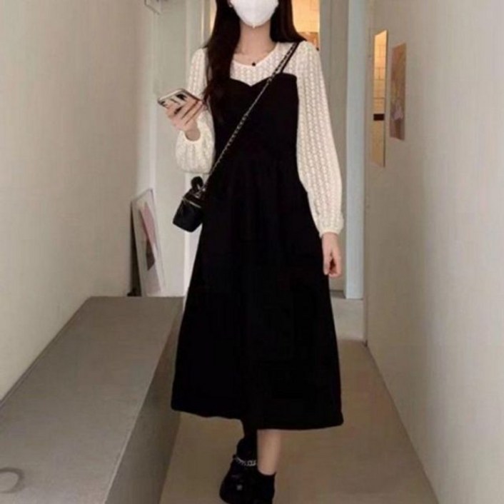 블라우스 레이스 캐주얼 끈나시 레이어드 필수템 패션258595GF