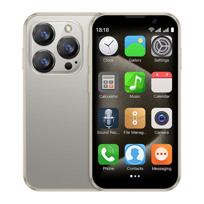 SOYES XS18 Pro 미니 안드로이드 8.1 스마트폰 3.0인치 디스플레이 2GB RAM 16GB ROM 얼굴인식 듀얼 SIM 스탠바이 3G 리틀폰