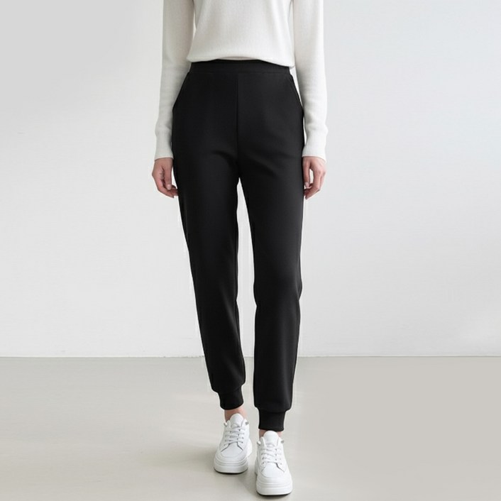 [시즌오프/기모조거] 에이플심플 여성기모조거팬츠 겨울융털조거바지