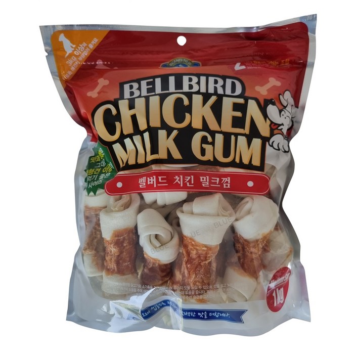 벨버드 강아지 치킨 밀크껌 미디움