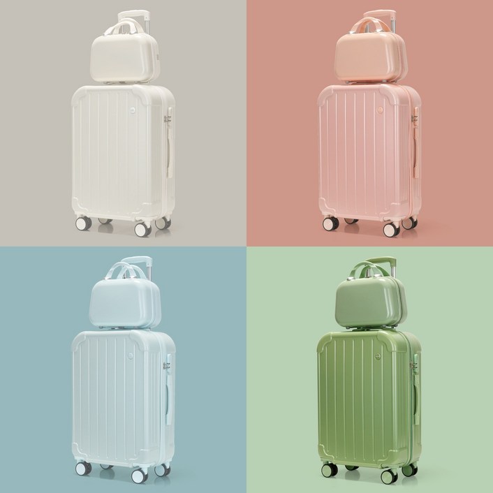 STAGER 여행용 파스텔톤 14인치 레디백 포함 20인치 기내용 24인치 중형 캐리어