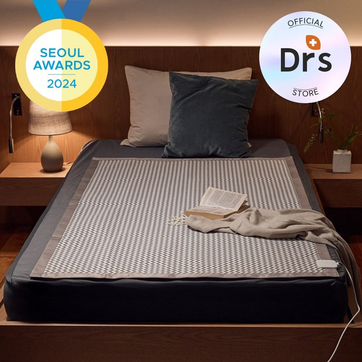 20할인 닥터스 2026년형 1mm NEW 초격차 프리미엄 은사 매트 Class SS 화이트에디션 IoT 듀얼 AI 원격제어 탄소사 탄소매트 카본 온열 원적외선 DC 프리볼트, 슈퍼싱글쉐브론