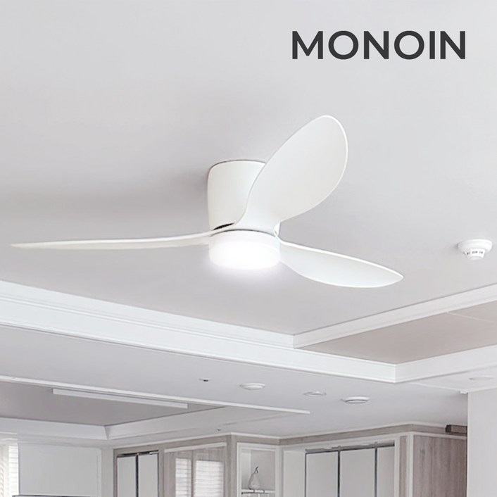천장 실링팬 모노인 LED 52인치 BLDC 조명 거실 안방 씰링팬 천장형 선풍기