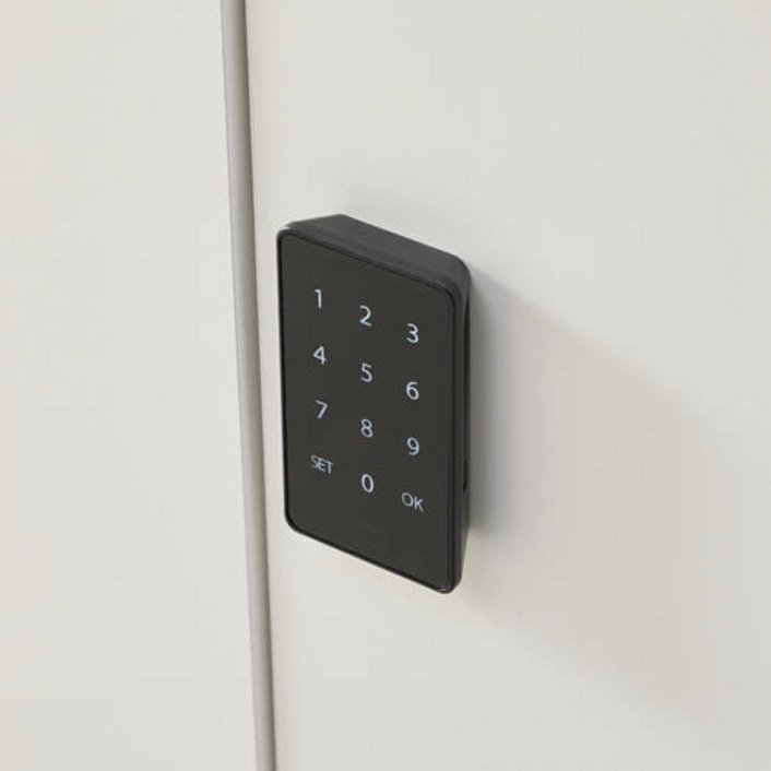 리빙올데이 EL 터치 전자키, 고객직접설치, 블랙외문형